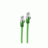 Shiverpeaks Câble patch plat BASIC-S U/FTP, Cat. 6A, 0,50 m - vert 4017538060006