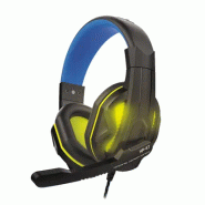 Steelplay HP47 Casque Avec fil Arceau Gaming Noir, Jaune