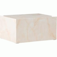 Table basse en MDF York Glossy jaune Venture Home - jaune 7340220833792