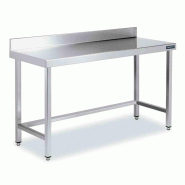Tables Inox de Travail DISTFORM Premium avec Dosseret - Profondeur 700 mm - 1000 Tables Inox de Travail DISTFORM Premium avec Dosseret - Profondeur 700 mm - 1000