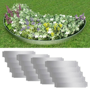 Vidaxl clôture de pelouse 20 pcs acier galvanisé 100x20 cm 274904 Vidaxl clôture de pelouse 20 pcs acier galvanisé 100x20 cm 274904