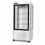 Vitrine réfrigérée négative ventilée 540L 4 faces vitrées SCAIOLA - Blanc_0