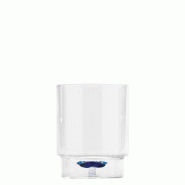 Zafferano Lot de 6 Verres Tumbler Teca Mare Décoration Étoile de Mer en Verre Borosilicate Travail à la Main Design Innovant Empilable Transparent