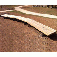 Banquette bois CONVIV 3 modules