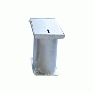 Boîtier à sceller pour poteau inox - 159_0