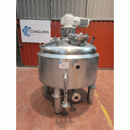 Cuve inox 550 l avec double enveloppe et agitateur à ancre avec racloirs_0