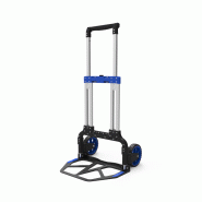 Diable pliant téléscopique - bavette rabattable - CHARGE MAXI 125 KG