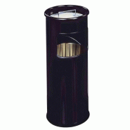 Durable Corbeille avec cendrier METAL, 17L / 2L, coloris noir - 333001 Durable Corbeille avec cendrier METAL, 17L / 2L, coloris noir - 333001