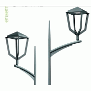 Lampadaire urbain cristal / led / 100 w / 8376 lm