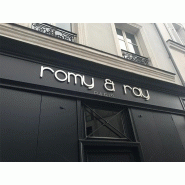Lettres découpés aluminium 3d