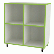 Meuble de rangement scolaire Color - Réf 208725-01 - Garantie 7 ans - Structure mélaminé