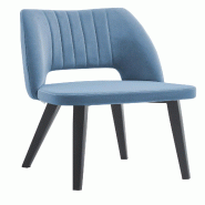 Mobiliara Lot de 2 Chaises Rose Bleu – Assise Mousse Haute Densité, Piètement Acier Époxy Paris, Design Contemporain - vert polyester A06612/01