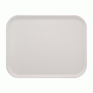 Plateau de service en polyester America gris moucheté - 460 x 360 x 20 mm - ROLTEX - 0615402133746