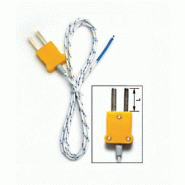 Sonde thermocouple type K - connecteur 12 mm - -50°C à 250°C - longueur 1m