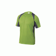 TEE SHIRT BALI bicolore VERT/GRIS
