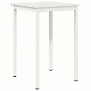 VidaXL Table de bar Blanc 110 x 55 x 105 cm Bois de pin massif Modèle Titan Élégance Plus - 892800