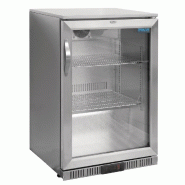 Arrière-bar une porte pivotante série g inox 138l - PGL007