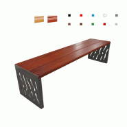 Banquette VENISE acier et bois