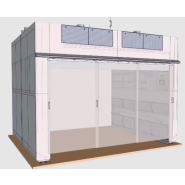 Cabine à flux laminaire pour la protection du personnel, des produits et des locaux - Modèle WK - Classe ISO 5 avec filtration HEPA_1