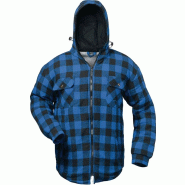 Chemise thermolactyl Alberta taille M bleu/noir à carreaux 50 % nylon/50 % PES, fourrure tissée 100 CRAFTLAND Chemise thermolactyl Alberta taille M bleu/noir à carreaux 50 % nylon/50 % PES, fourrure tissée 100 CRAFTLAND