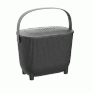 EDA Poubelle à compost avec filtre à charbon 10l - GRIS - gris 3086960274818 EDA Poubelle à compost avec filtre à charbon 10l - GRIS - gris 3086960274818