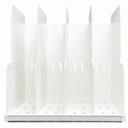 Exacompta MODULOTOP trieur vertical avec 5 intercalaires Autentik blanc - blanc 390013D