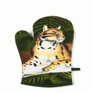 Excelsa gant de four Leopard coton 32x18 cm multicolore - multicolore textile 65889