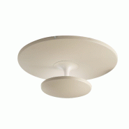 Fabas Luce Plafonnier Led Conrad 36 W 4200 Lm 3000 K, Dimmable, Structure En Métal Et Méthacrylate, Ip20, Classe 1, Couleur Sable - Conrad - beige 8