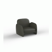 Fauteuil lounge in & out PEZZETTINA - anthracite