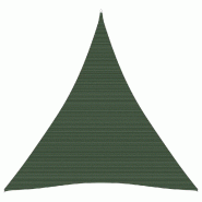Helloshop26 - Voile toile d'ombrage parasol 160 g/m²  PEHD 4 x 5 x 5 m vert foncé 02_0009434 - vert 3000509647765