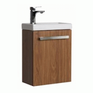MOB-IN Ensemble lave-mains suspendu NEVADA avec robinet chromé - marron 3701606506022 MOB-IN Ensemble lave-mains suspendu NEVADA avec robinet chromé - marron 3701606506022