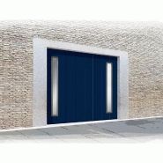 Porte de garage latérale - atlantem industries - panneaux isolants de 40 mm