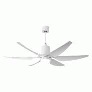 PURLINE Ventilateur de plafond de 167 cm de diamètre URIKAINE White de KLASSFAN - gris métal 8435525608905