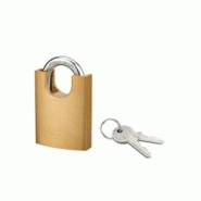 Cadenas à clé SP 40P, 40mm, anse acier cémenté nickelé, 2 clés - Serrurerie de Picardie - doré 3150268024007 Cadenas à clé SP 40P, 40mm, anse acier cémenté nickelé, 2 clés - Serrurerie de Picardie - doré 3150268024007