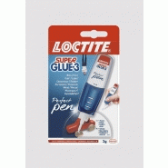 Colle glue gel super glue 3 perfect pen LOCTITE, 3 g
