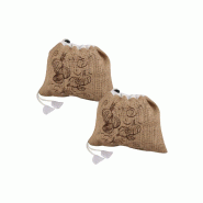 Ensemble de 2 Petits sacs à légumes réemployable Fackelmann Eco Friendly - 3176239932928