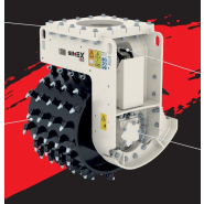 Fraiseuse verticale pour pelles hydrauliques, conçue pour être utilisée sur des surfaces horizontales, verticales et inclinées - TFU 200_0