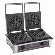 Gaufrier forain électrique - diamètre 185 mm - double alimentation ... - P19172