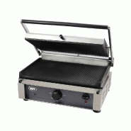 Grill panini électrique plaque simple rainurée puissance 3 kw avec ... - PGTP2745_0