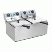 Helloshop26 - Friteuse cuisine professionnelle 2 bacs 13 litres cuve amovible avec minuterie acier inoxydable 14_0010263 - 3000224368631 Helloshop26 - Friteuse cuisine professionnelle 2 bacs 13 litres cuve amovible avec minuterie acier inoxydable 14_0010263 - 3000224368631