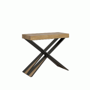 Itamoby Console Extensible 90X40/300 Cm Diago Premium Chêne Nature Structure Anthracite - marron VE090CODIA060-QN-FO-AN