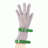 Lioninox Gant en maille inox à sangle avec manchette taille S très petit - vert 3701637609426 Lioninox Gant en maille inox à sangle avec manchette taille S très petit - vert 3701637609426