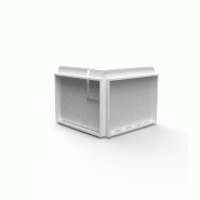 Module d'angle gauche THE FACTORY - blanc