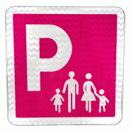 Panneau de signalisation parking famille nombreuse - WP Signalisation - ultra-résistant et écoresponsable Panneau de signalisation parking famille nombreuse - WP Signalisation - ultra-résistant et écoresponsable