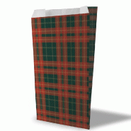 Pochette cadeau Tartan 18x6x35cm - par 150