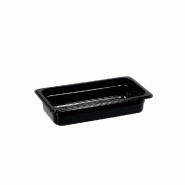 Récipients Gastronorm série Buffet de Stalgast, noir, GN 1/3 (65 mm), polycarbonate - GN2313065