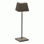 ROSSINI ILLUMINAZIONE Lampe De Table Led Siesta Gris Tourterelle Portable Et Rechargeable Ip54 - gris 8015421582983