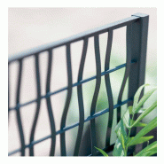 Stefanplast Jardinière rectangulaire Ethica avec dossier, 80 cm, plâtre - blanc 8003507686007