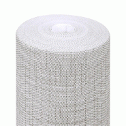 Tête-à-tête pré-découpé 120cm intissé tramé gris 0,40x24m - par 6