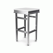 Table de boucherie billot avec plan dde travail épais - Profondeur 500 mm
